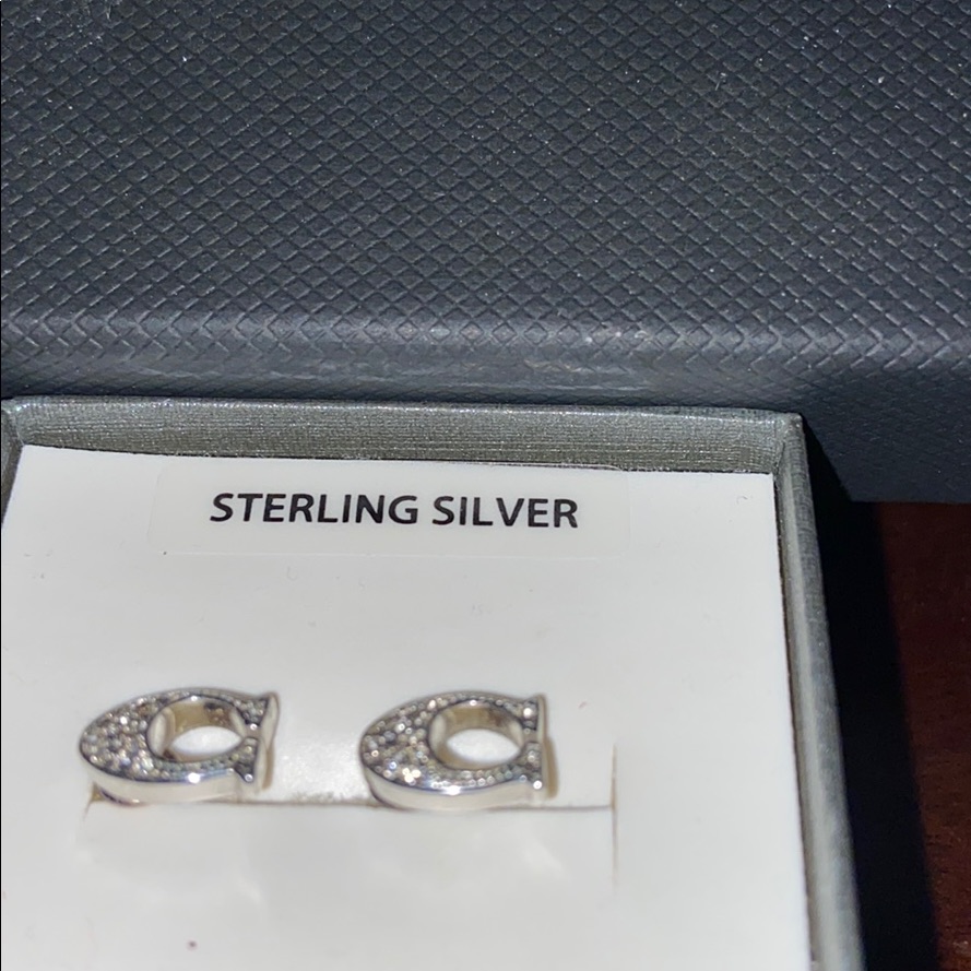 Sterling Silver C C Earnings Genuine Coach 50$